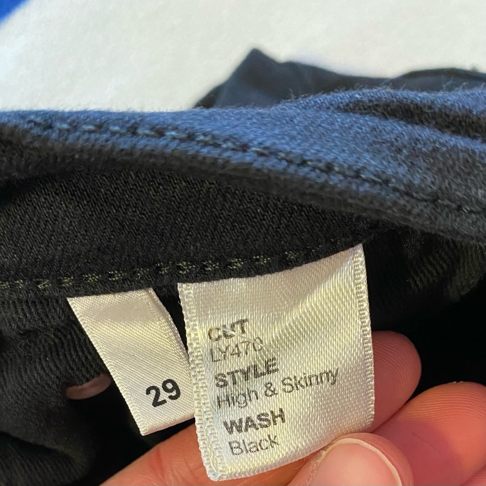 Reformation black high & skinny jeans size 29 - Picture 2 of 3